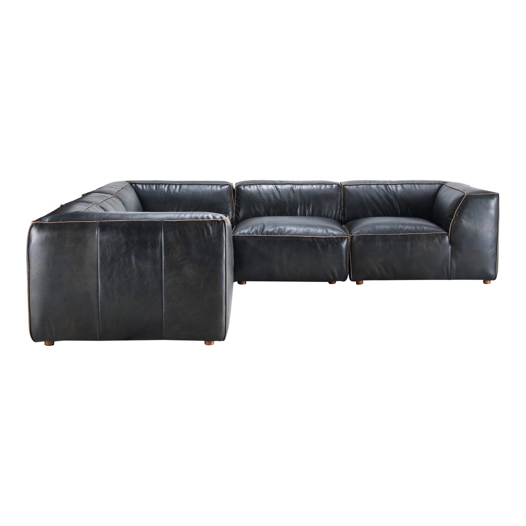 Luxe Classic L Modular Sectional, Black