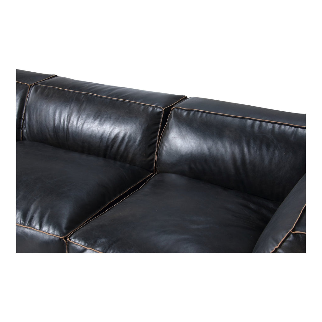 Luxe Classic L Modular Sectional, Black