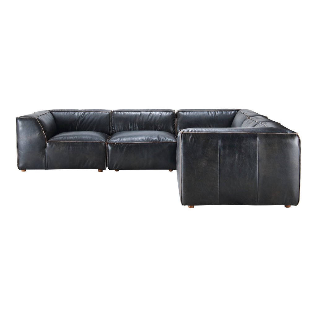 Luxe Classic L Modular Sectional, Black