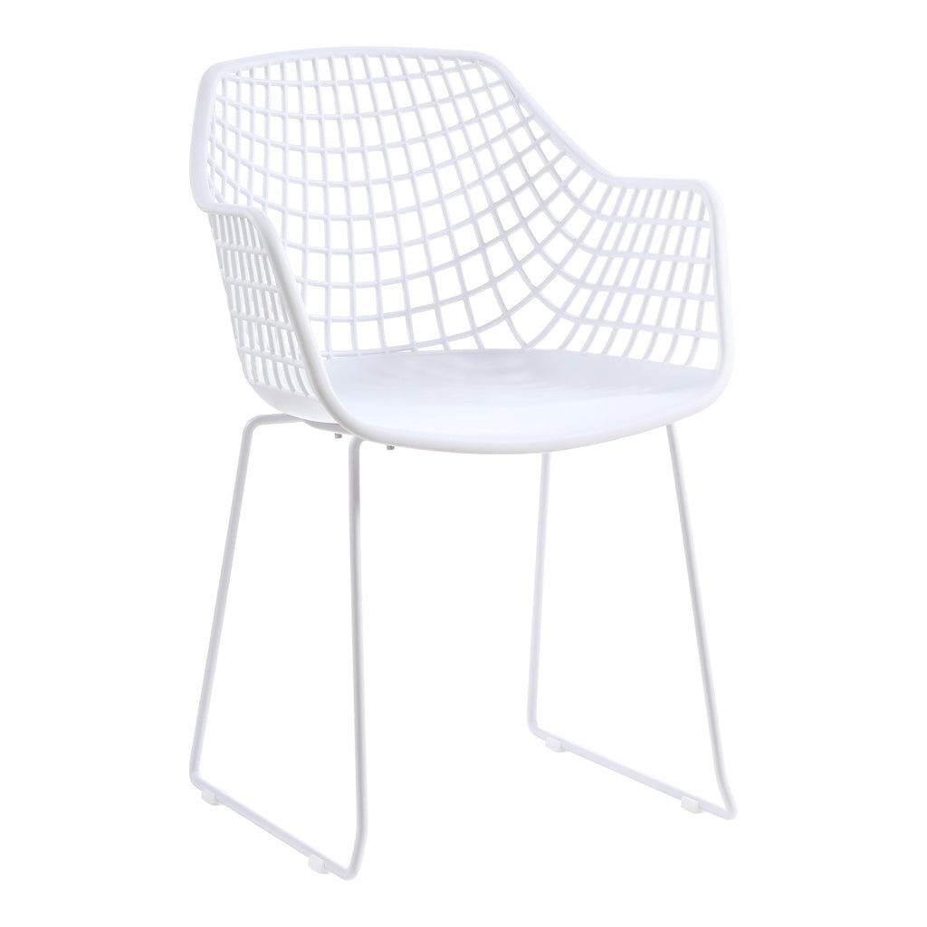 Honolulu Chair, White, Set of 2