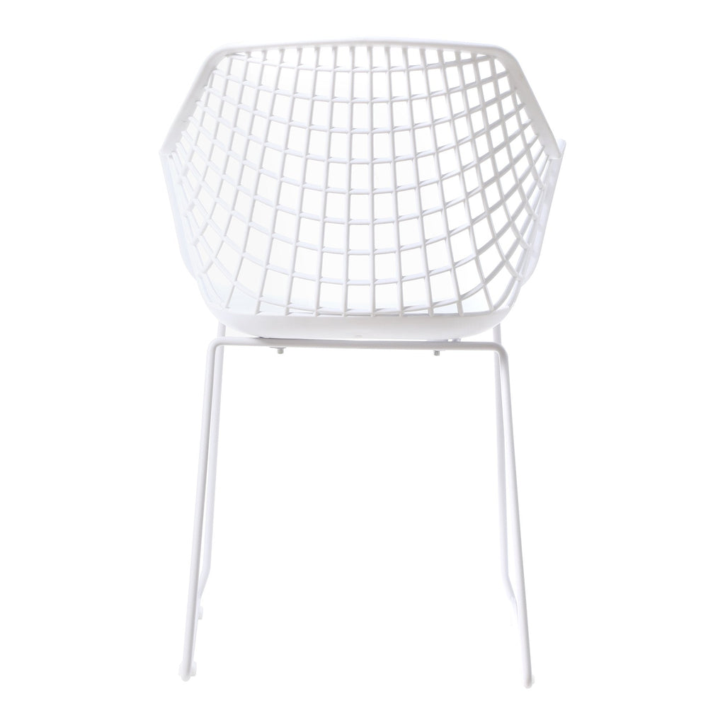 Honolulu Chair, White, Set of 2