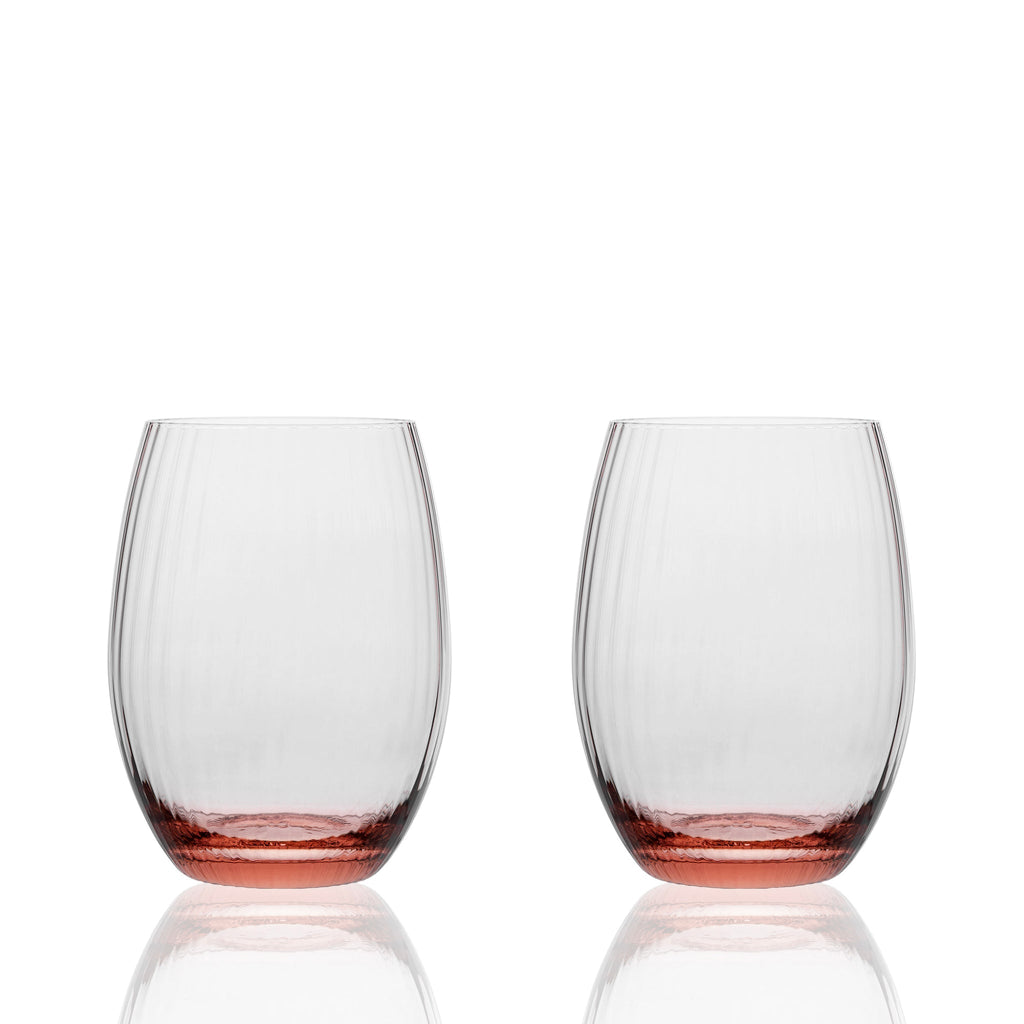 Quinn Rose Tumblers, Set of 2