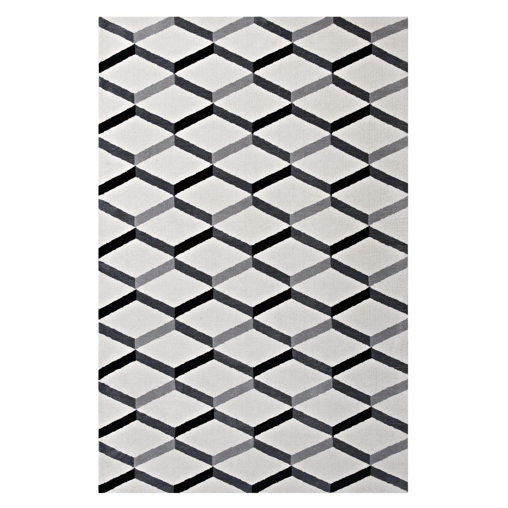 Sigrun Geometric Chevron 5x8 Area Rug