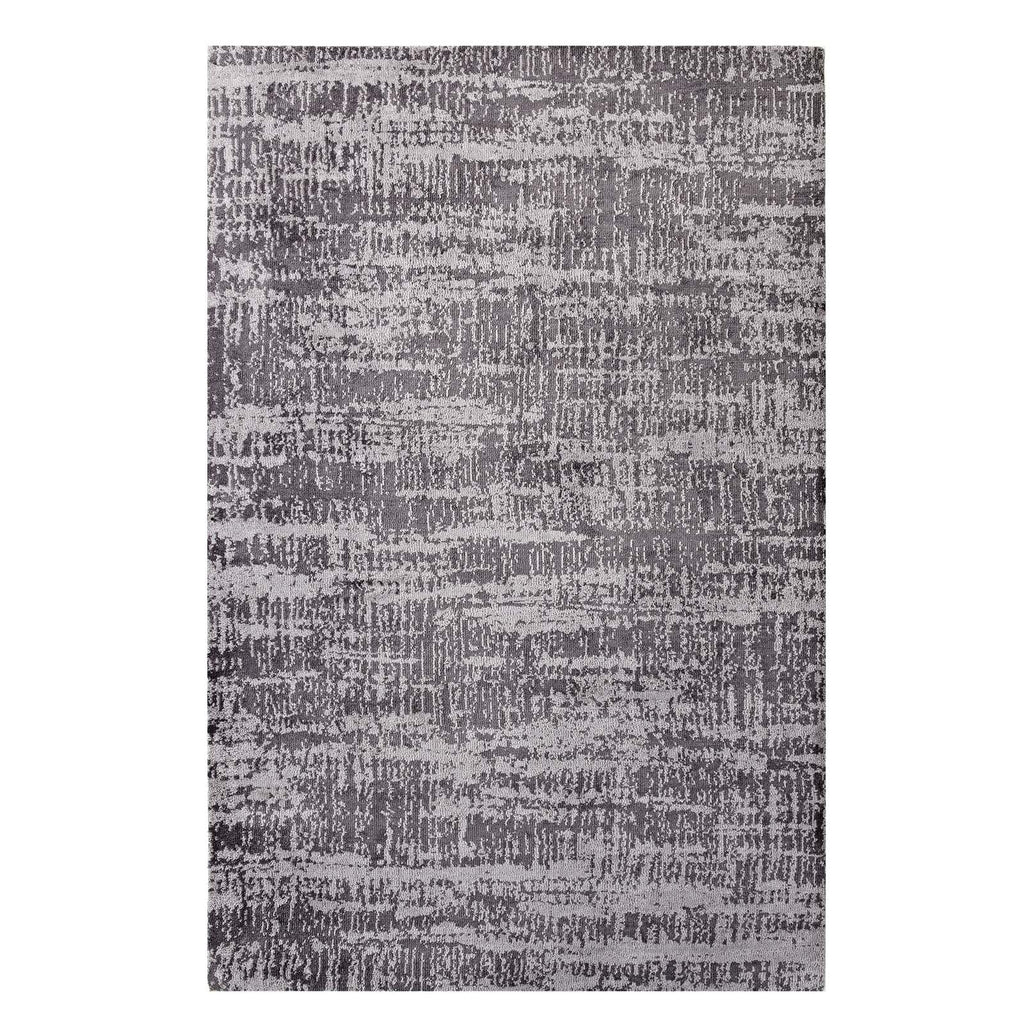 Darja Distressed Rustic Modern 8x10 Area Rug in Light and Dark Gray