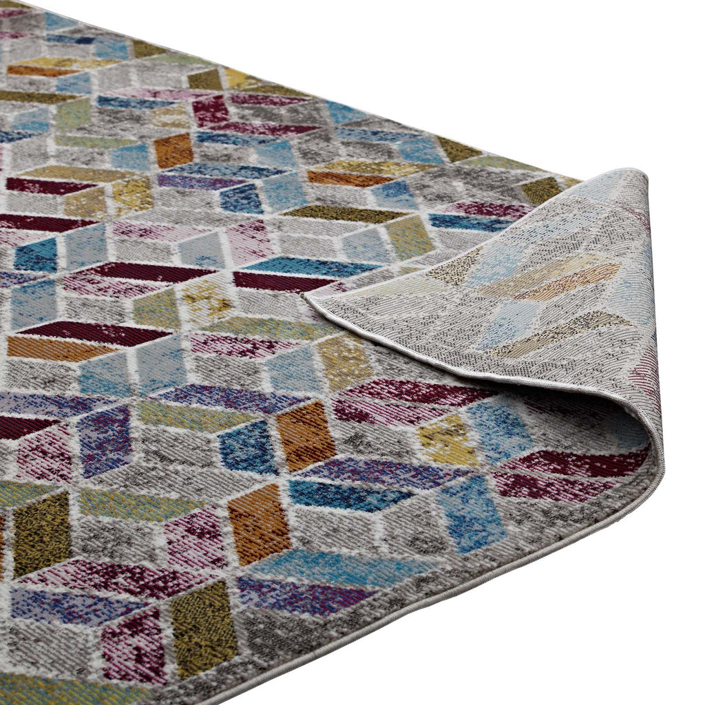 Laleh Geometric Mosaic 4x6 Area Rug