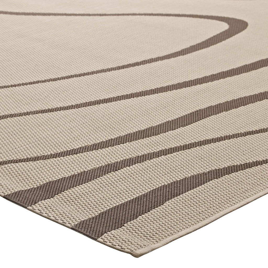 Surge Swirl Abstract 5x8 Indoor and Outdoor Area Rug