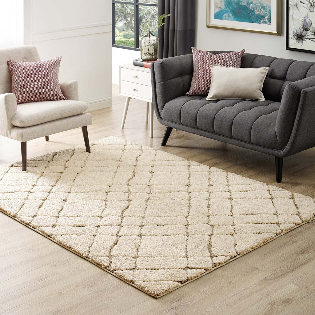 Jubilant Verona Abstract Geometric 8x10 Shag Area Rug