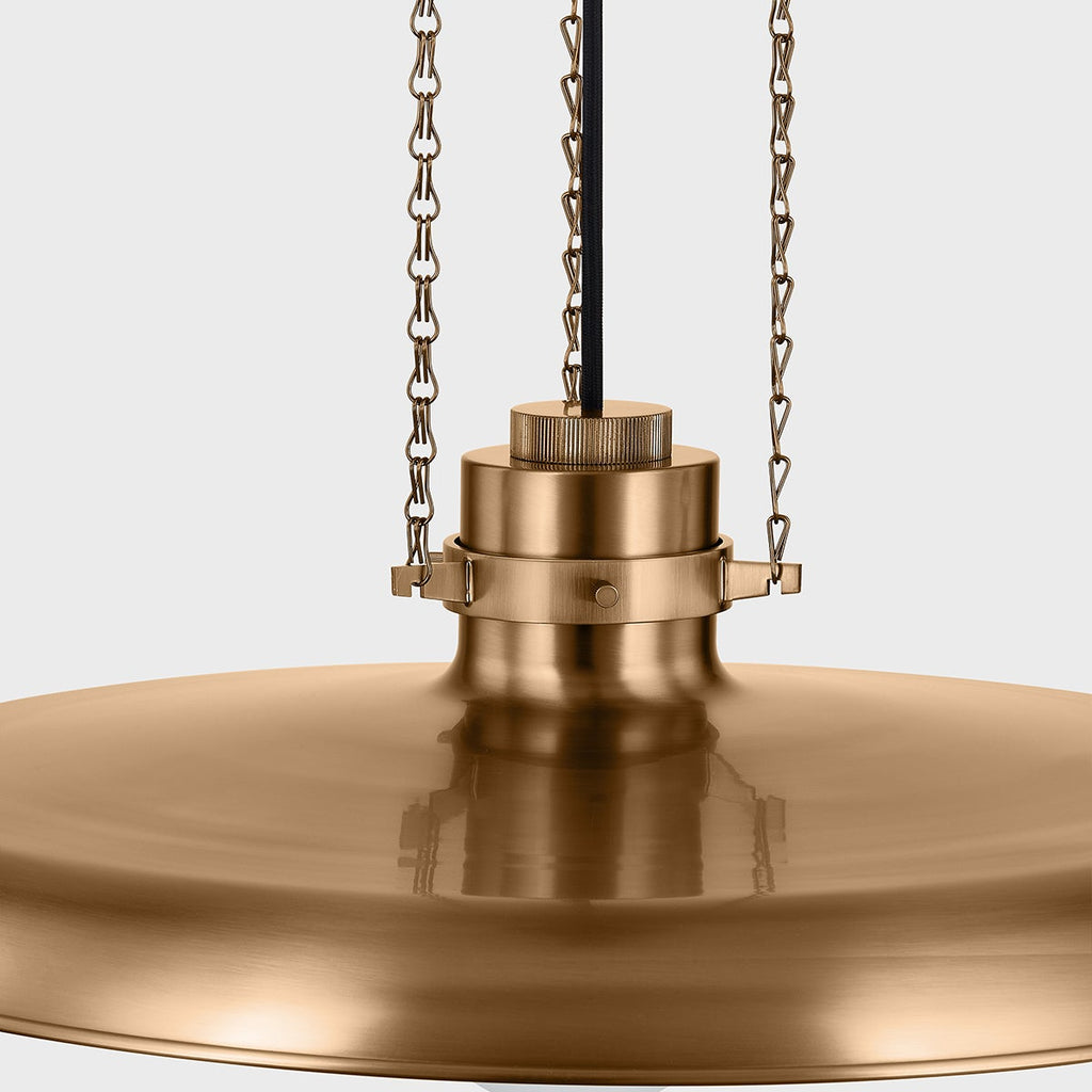 Rainhill Pendant - Patina Brass, 24"