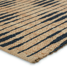 Jaipur Living Atolia Handmade Trellis Natural/ Navy Runner Rug