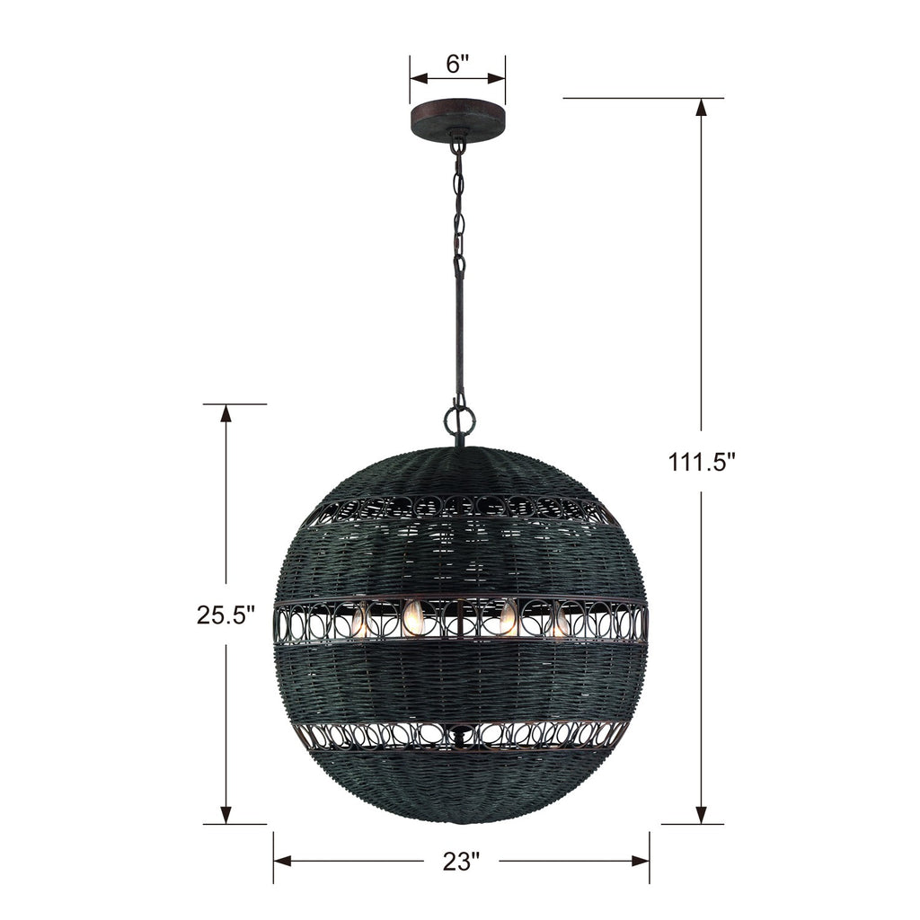 Remy 6 Light Pendant