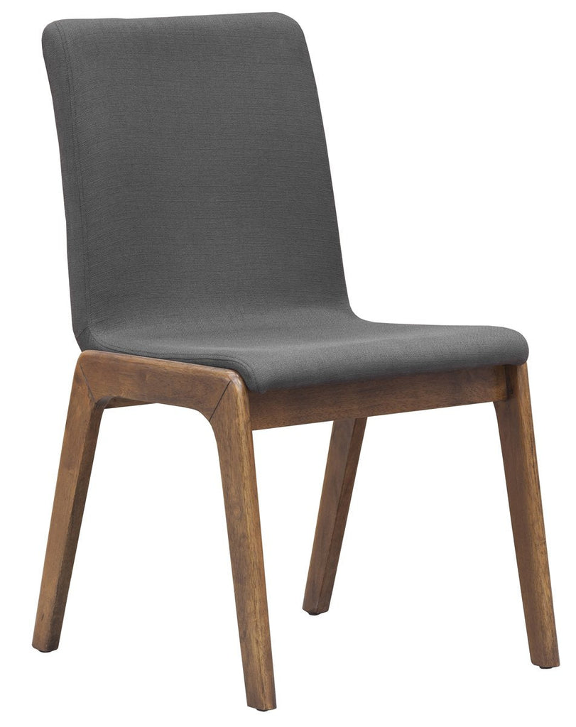 Remix Dining Chair - Grey fabric - Set of 2