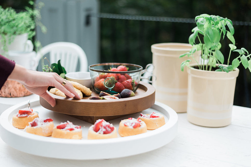 Natural Nesting Lazy Susan, Small