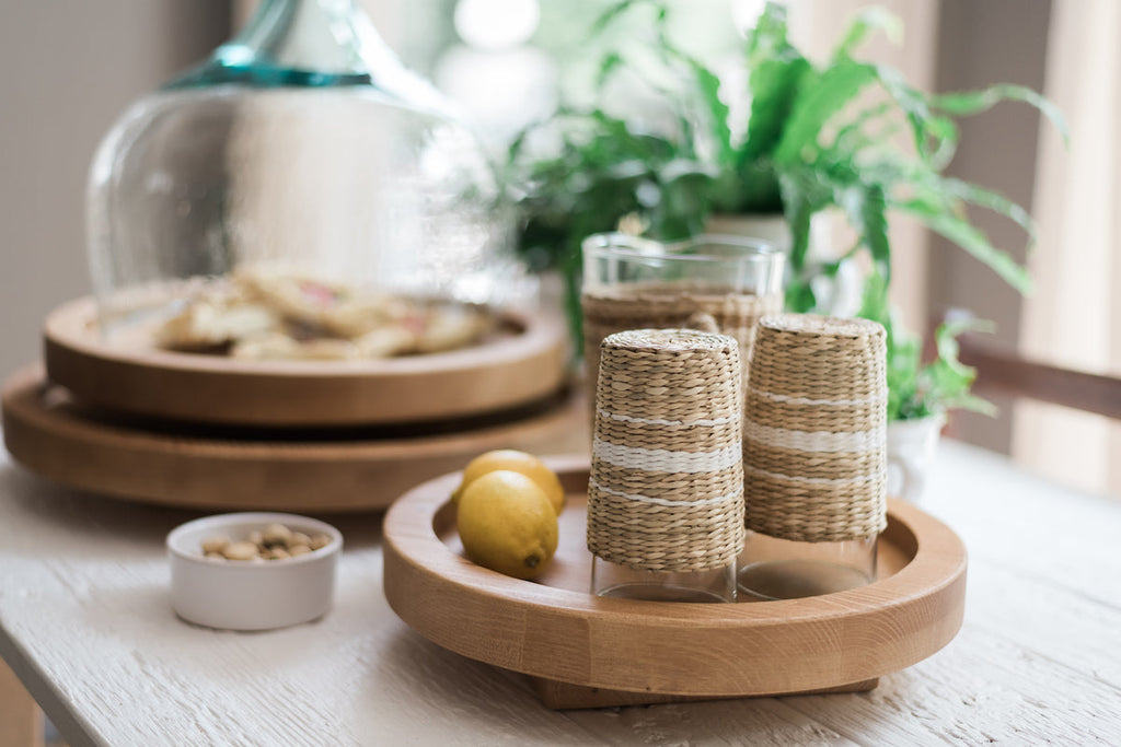 Natural Nesting Lazy Susan, Small