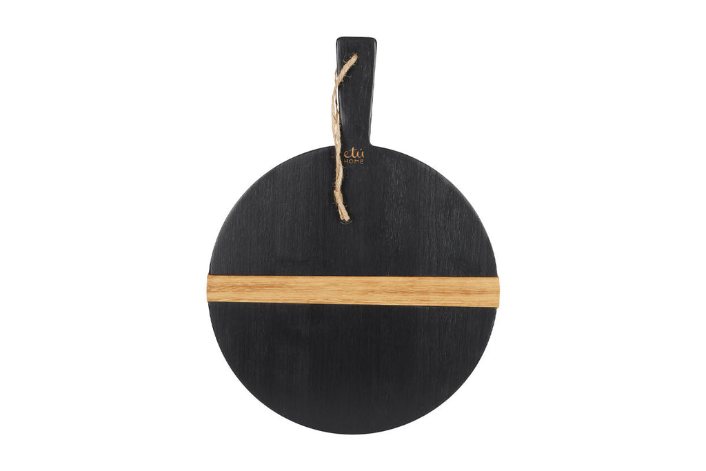 Black Round Mod Charcuterie Board