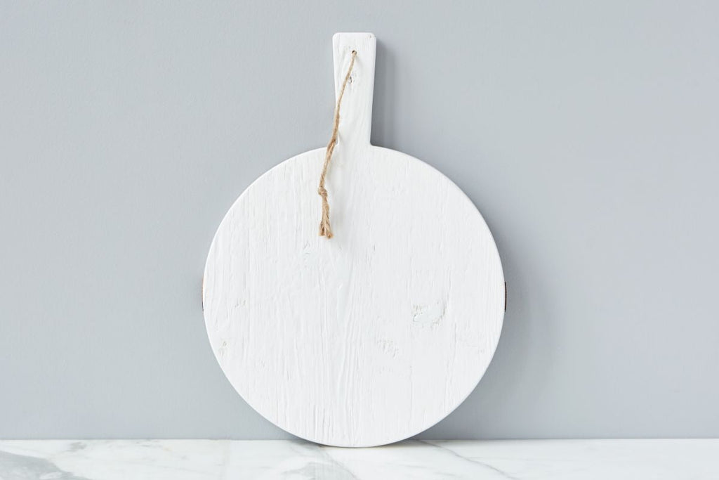 White Round Mod Charcuterie Board