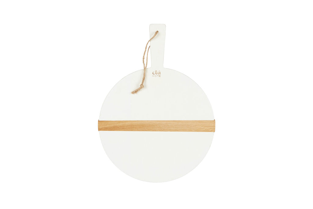 White Round Mod Charcuterie Board