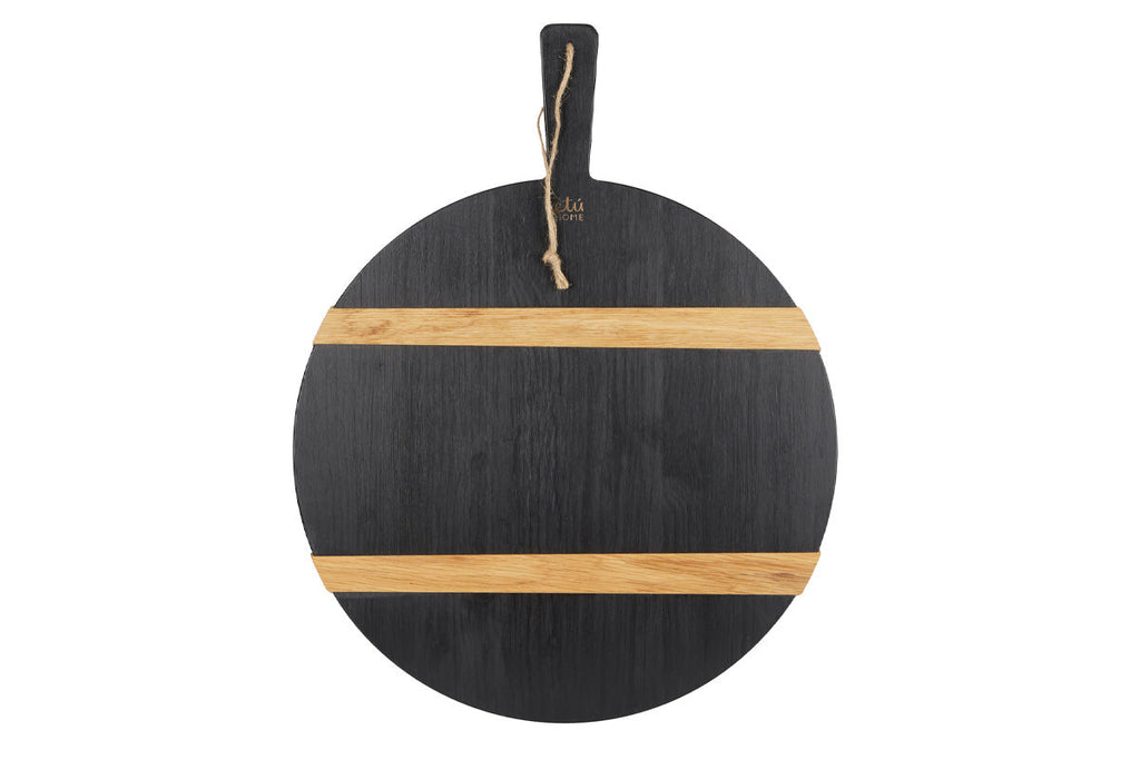 Black Round Mod Charcuterie Board