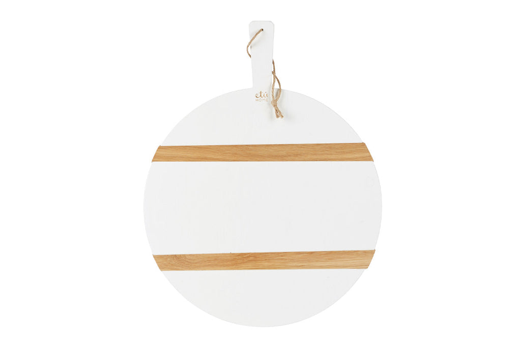 White Round Mod Charcuterie Board