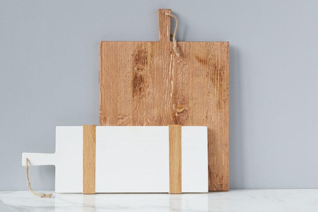 White Rectangle Mod Charcuterie Board