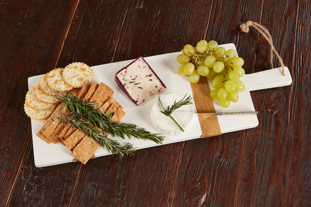 White Rectangle Mod Charcuterie Board