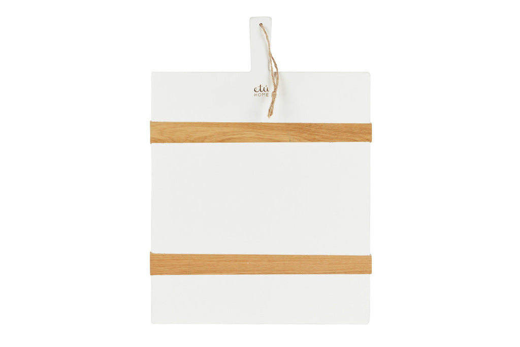 White Rectangle Mod Charcuterie Board