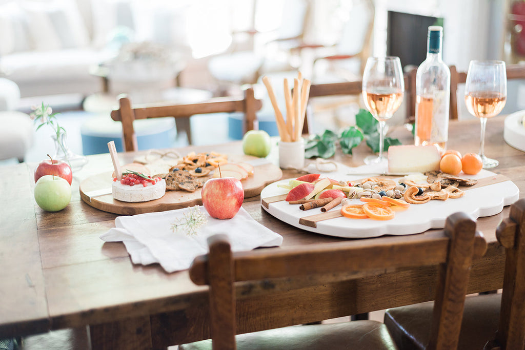 White Mod Pumpkin Charcuterie Board