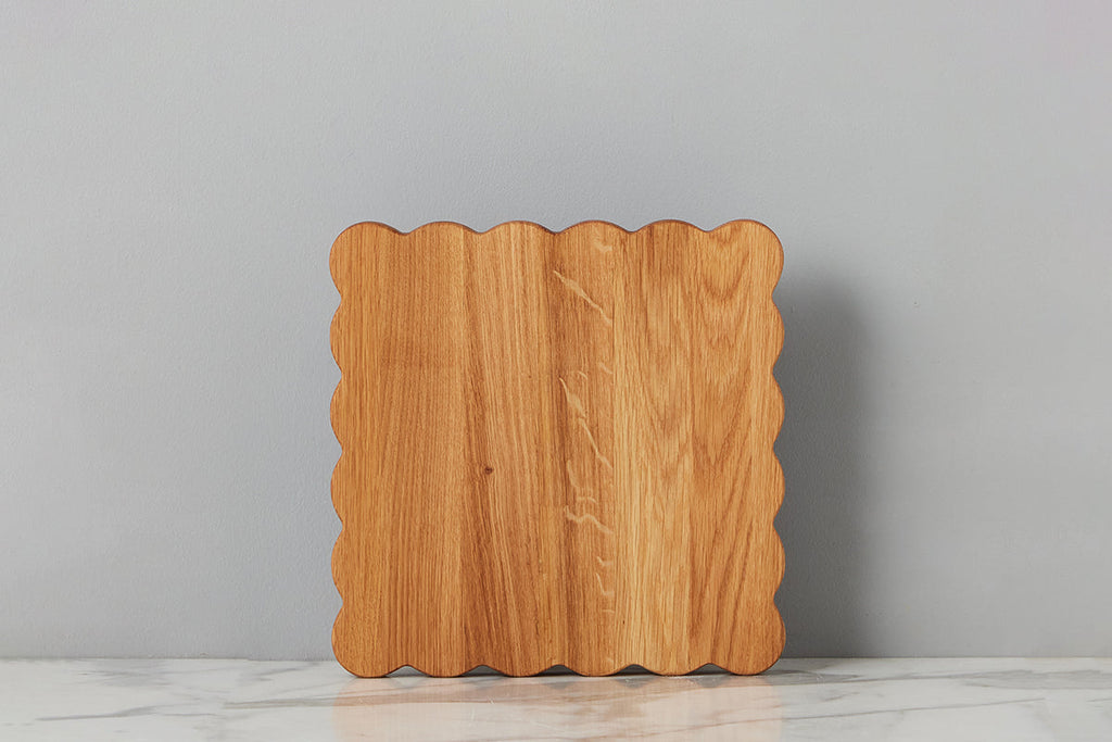 Square Scalloped Cutting Board