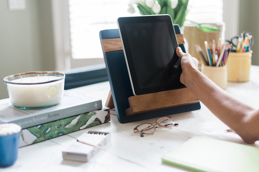 Navy Mod iPad / Cookbook Holder