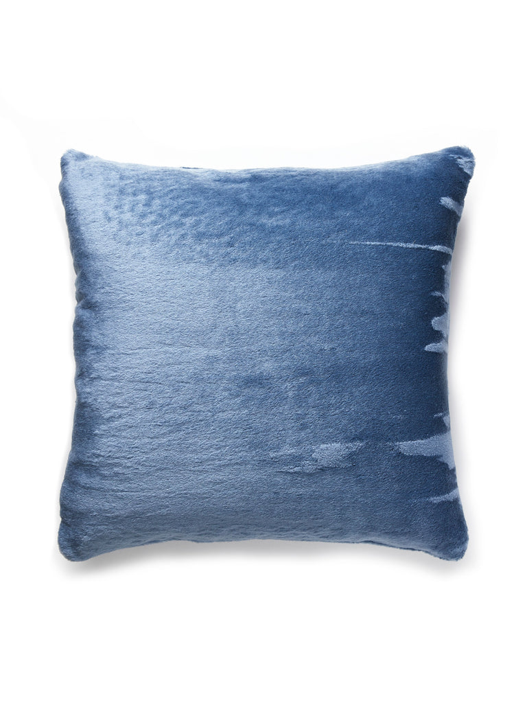 Polar Bear Pillow - 22 X 22 - Blue Frost