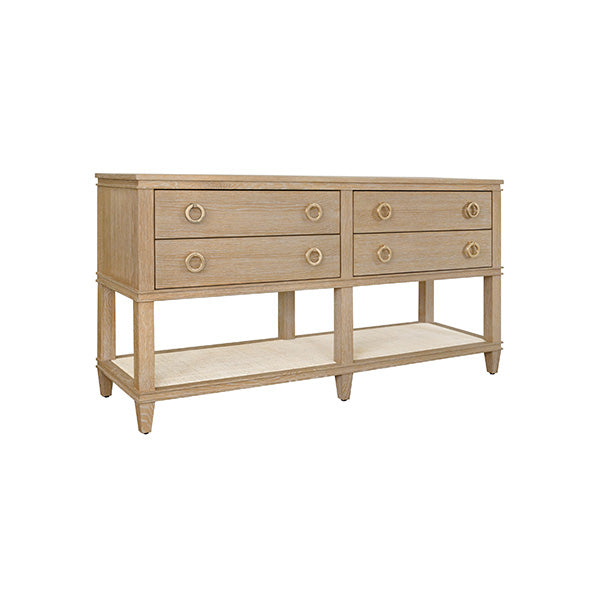 Richmond Console, Cerused Oak