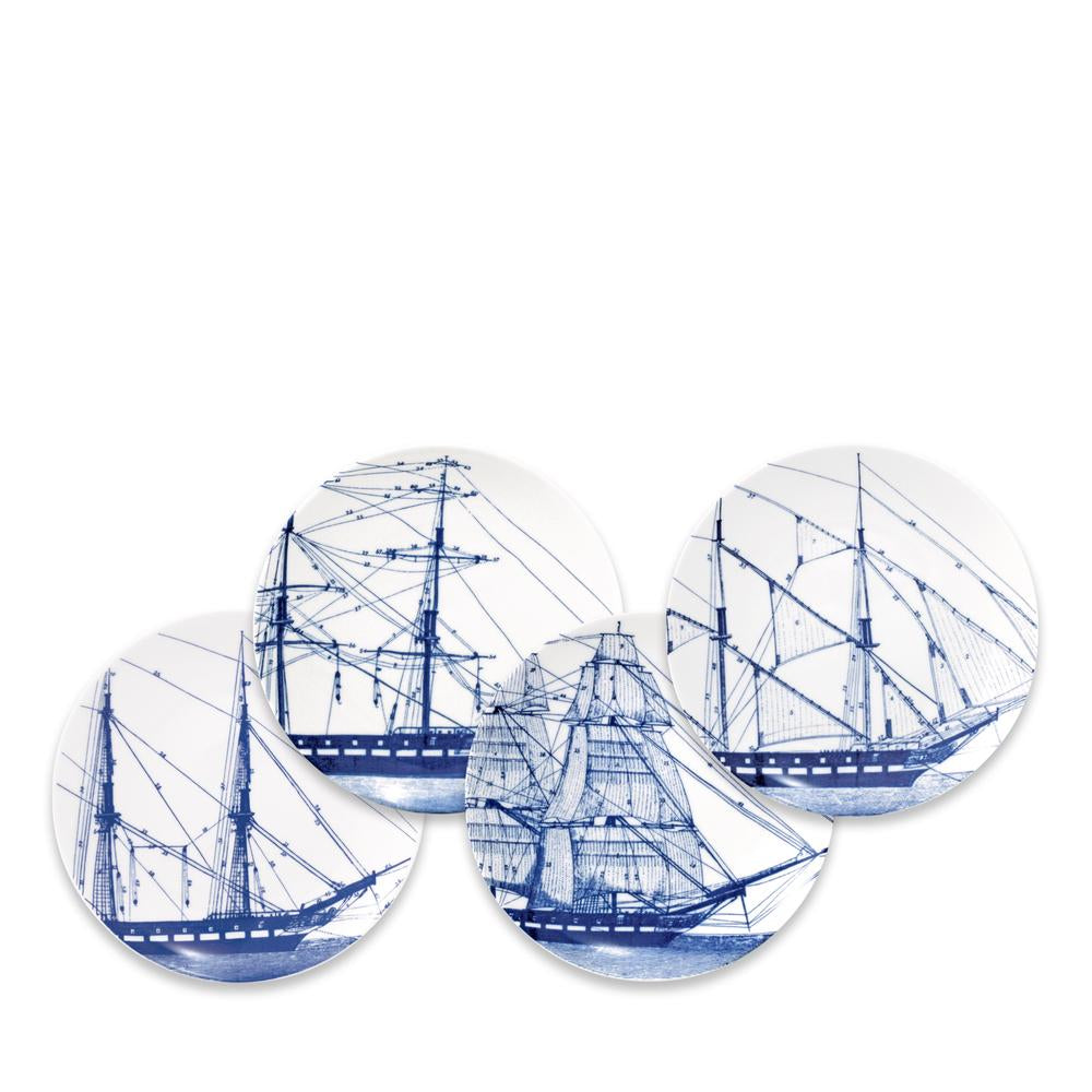 RIGGING BLUE CANAPÃ‰S MIXED SET OF 4