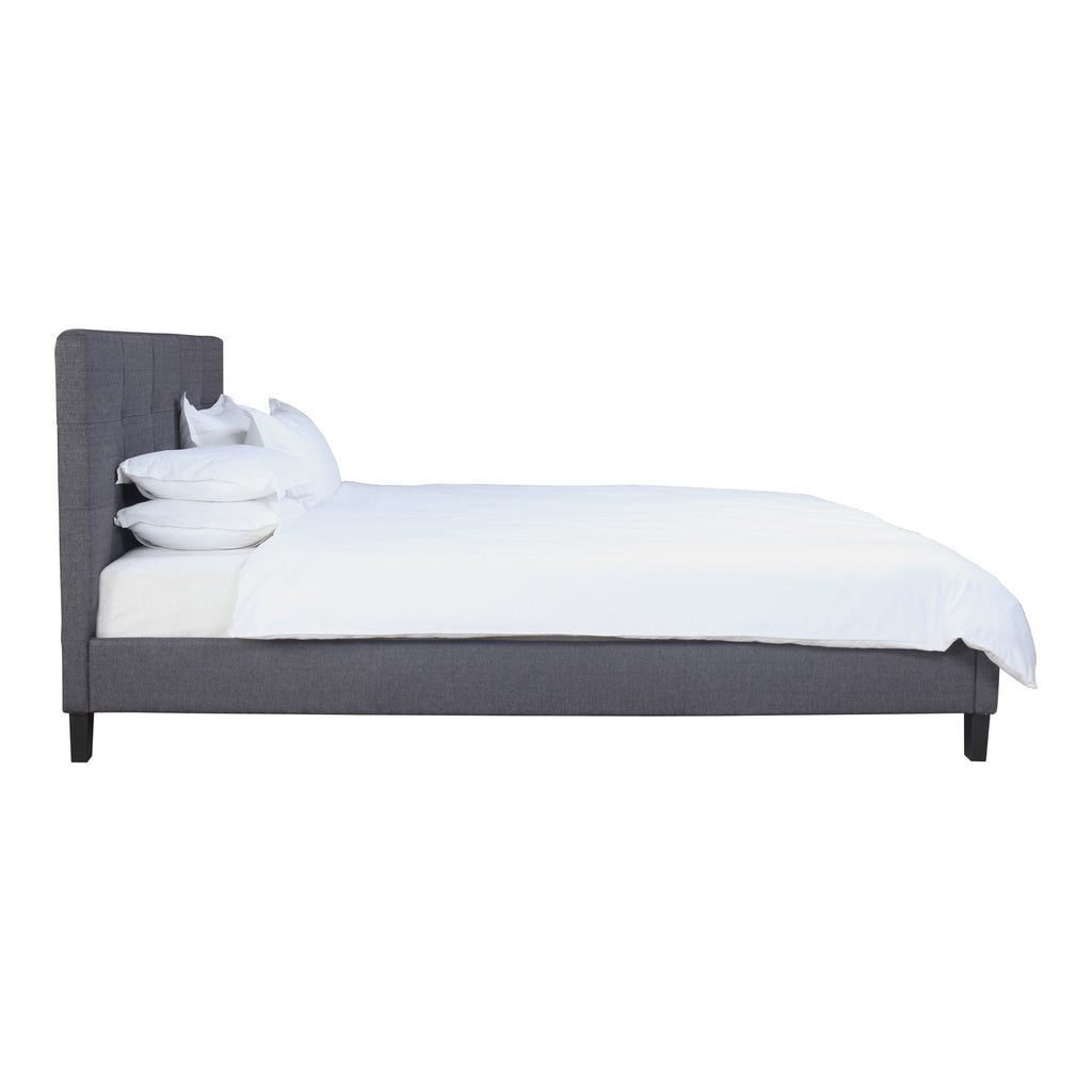 Eliza Queen Bed, Dark Grey