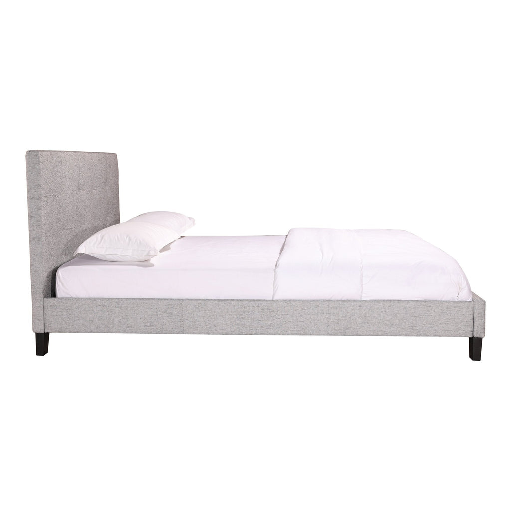 Eliza Queen Bed, Light Grey