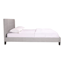 Eliza Queen Bed, Light Grey