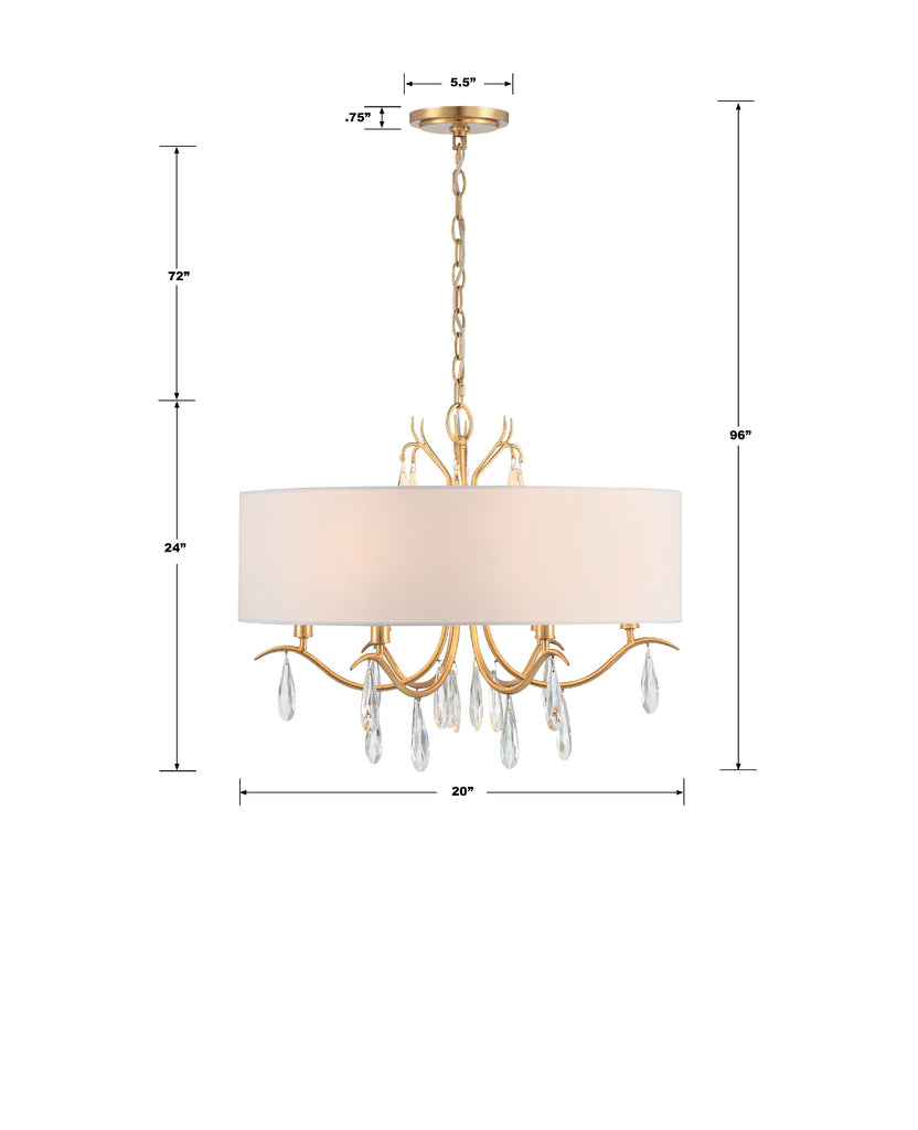 Rollins 6 Light Chandelier