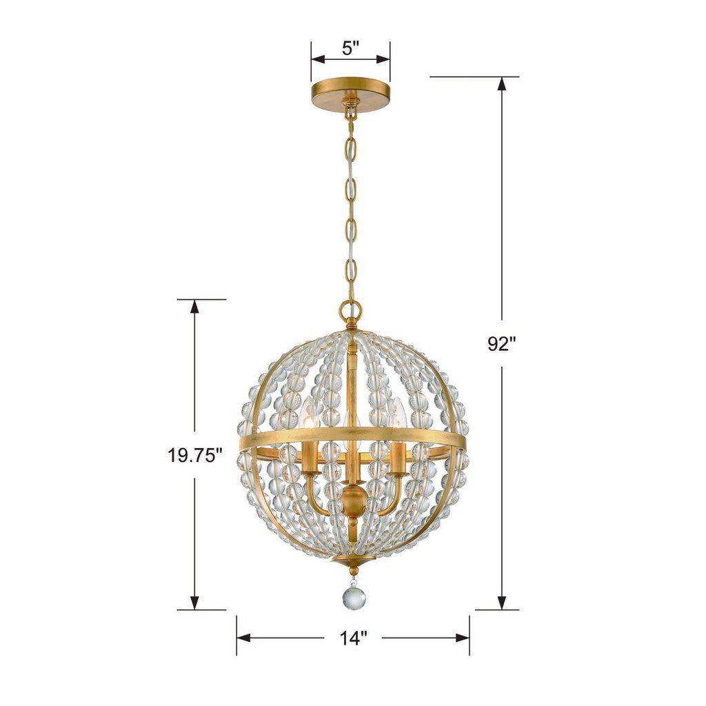 Roxy 6 Light Chandelier