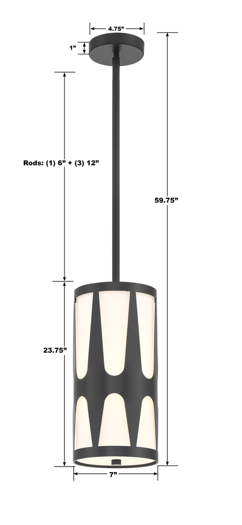 Royston 1 Light Mini Pendant