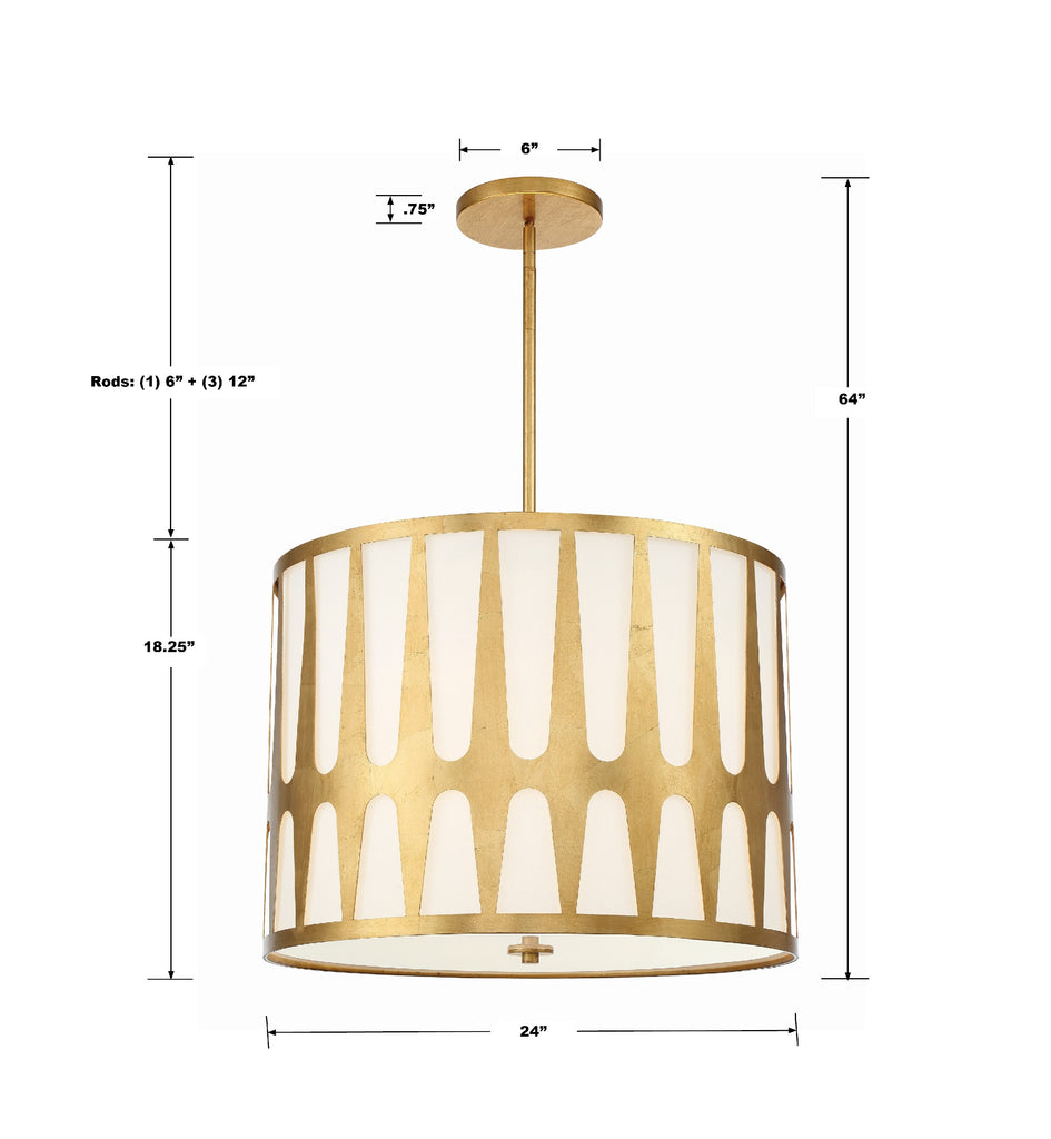 Royston 5 Light Pendant