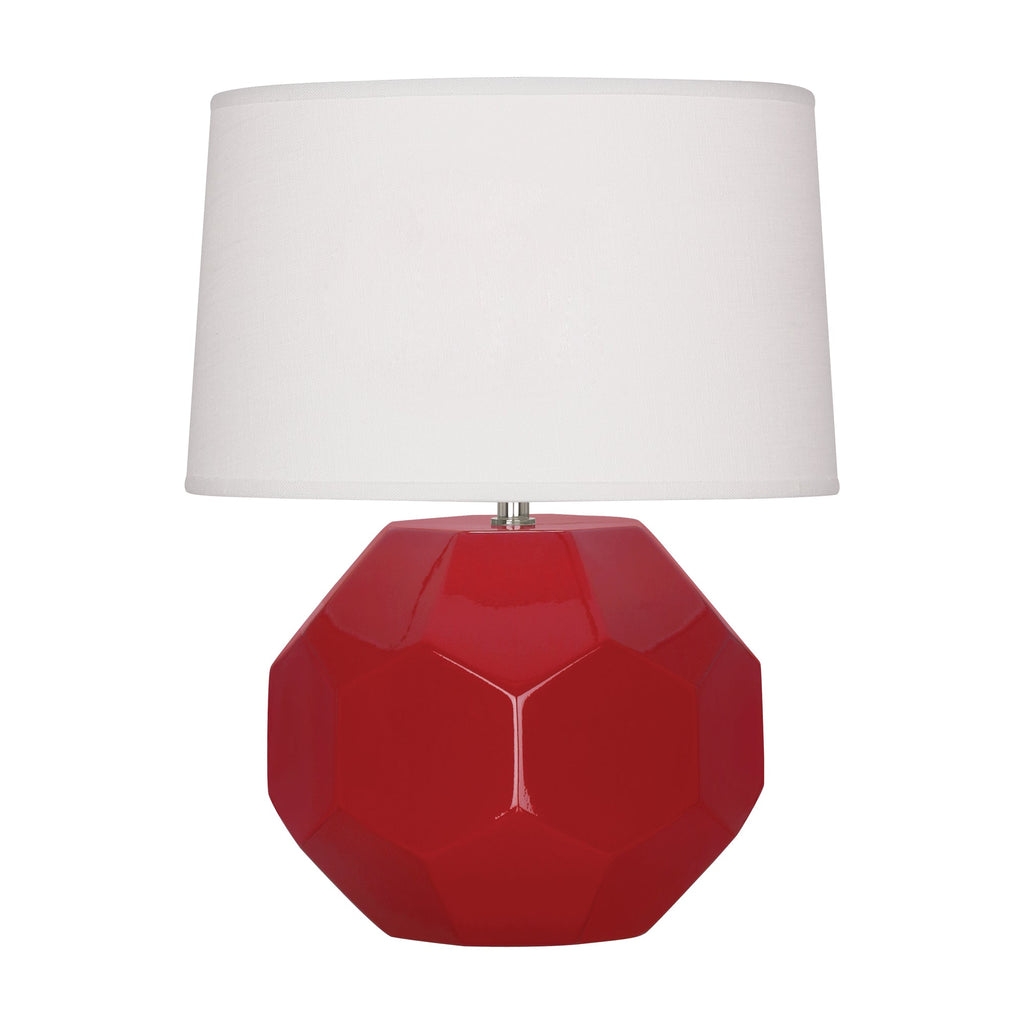 Ruby Red Franklin Accent Lamp-Style Number RR02