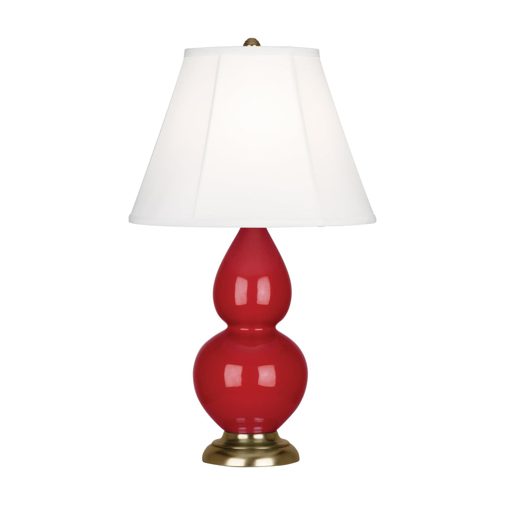 Ruby Red Small Double Gourd Accent Lamp-Style Number RR10