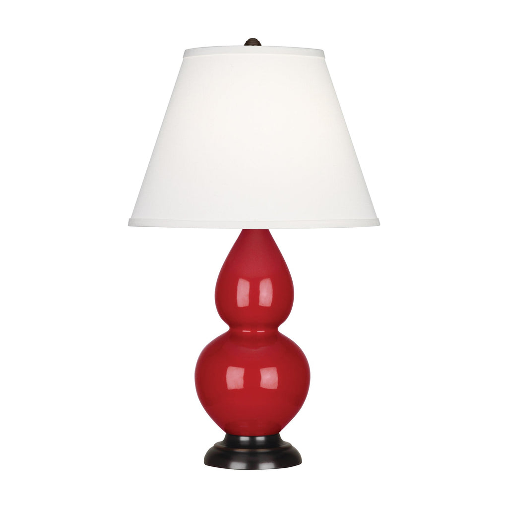 Ruby Red Small Double Gourd Accent Lamp-Style Number RR11X