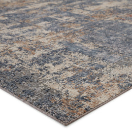 Jaipur Living Temecula Abstract Blue/ Tan Runner Rug