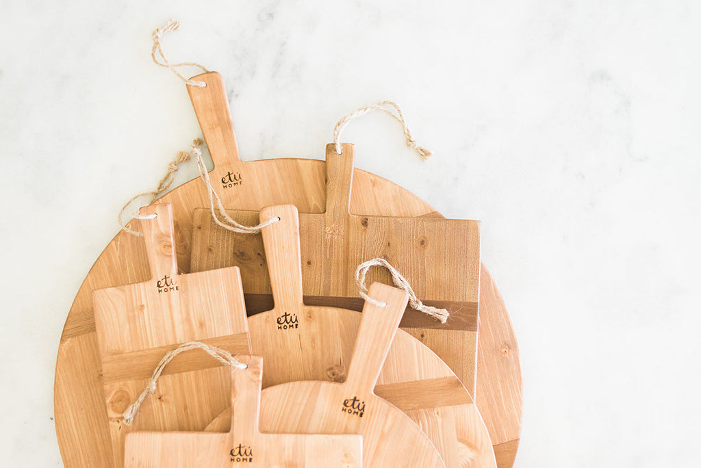 Round Pine Charcuterie Board