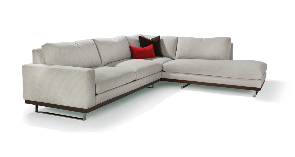 Rewired Sectional In Gray Crypton Performance Fabric
