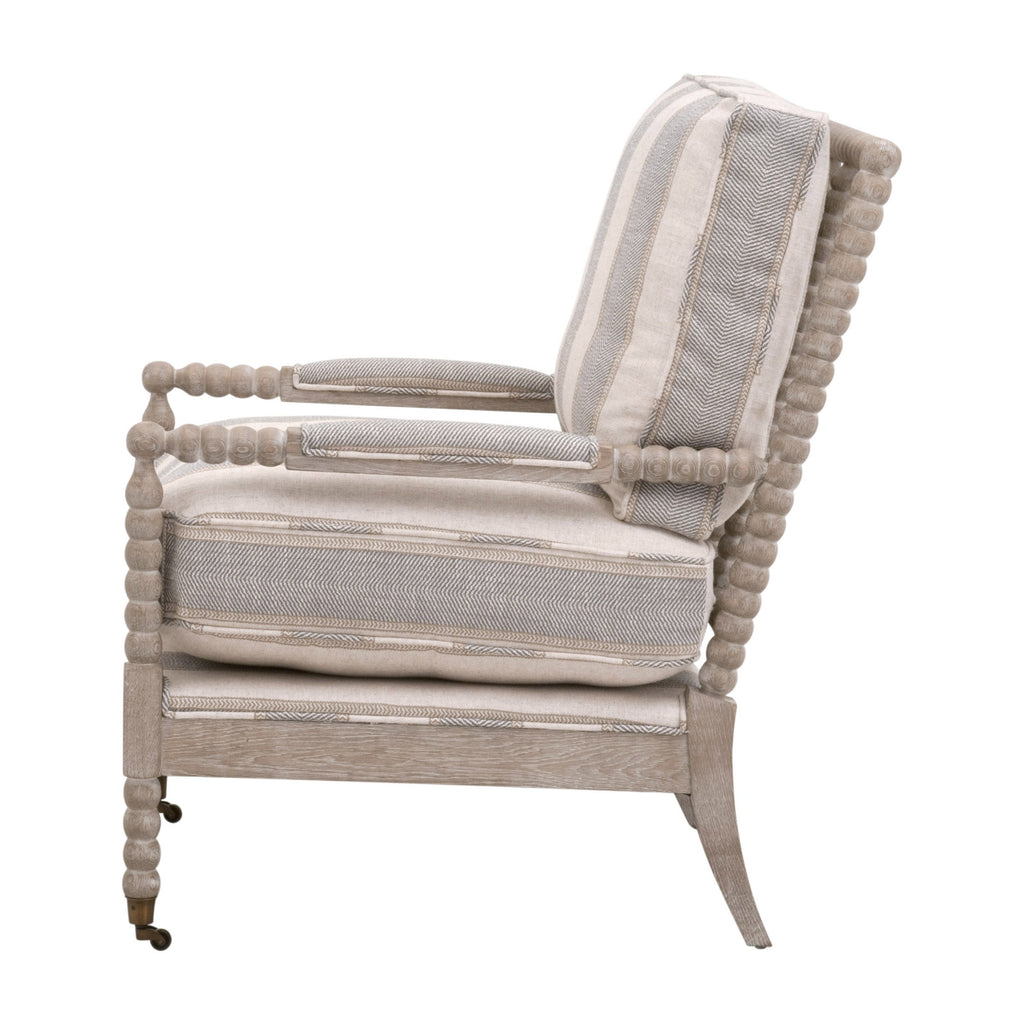 Rouleau Club Chair - Natural Grey Oak