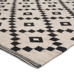 Jaipur Living Croix Handmade Geometric Black/ White Runner Rug