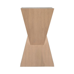 Sculptural Occasional Table In Natural Oak