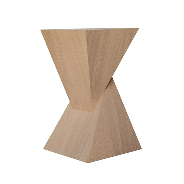 Sculptural Occasional Table In Natural Oak