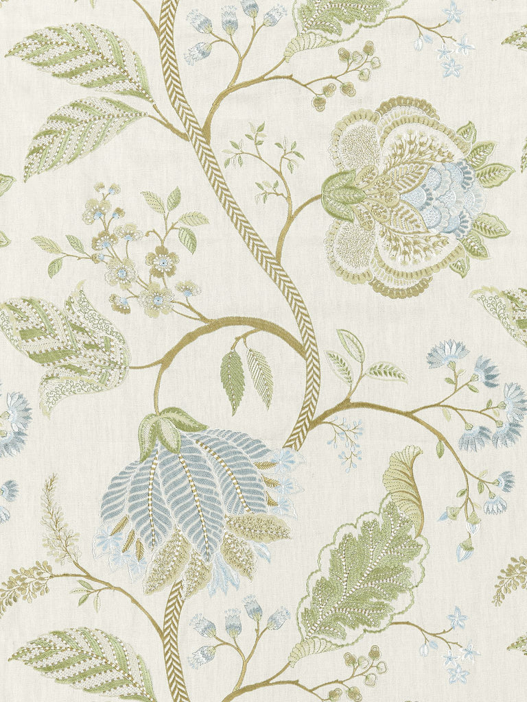 Palampore Embroidery - Summer Sage