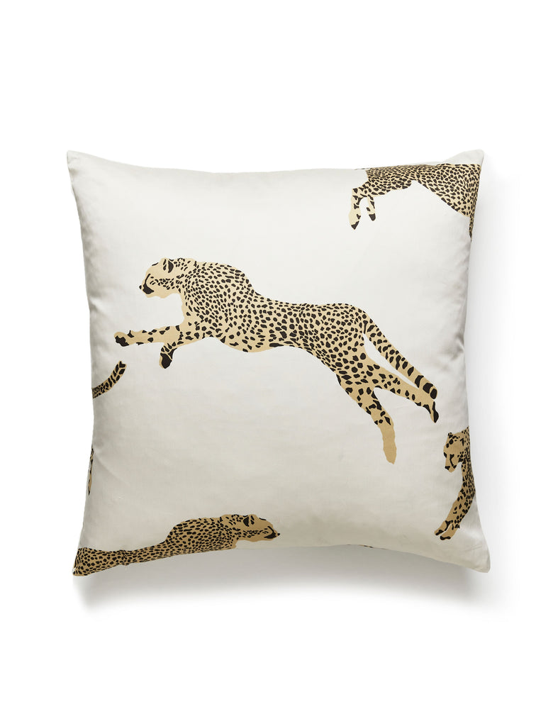 Leaping Cheetah Pillow